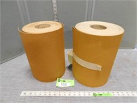 2 - 12" Rolls of drum sandpaper; appears to be 60