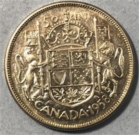 1958 50c Canada - Silver