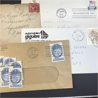 4 Postal Covers 1892-1980's