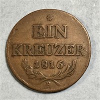 1816 Ein Kreuzer - Austria