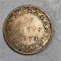 1873 NFLD 20c - Silver