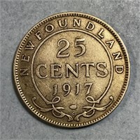 1917 NFLD 25c - First Year