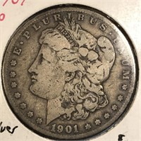 1901-O Morgan Silver Dollar USA