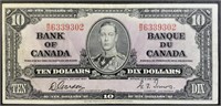 1937 $10 Bank of Canada Note