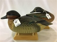 Lot of 2 Teal Decoys by Ken Kirby