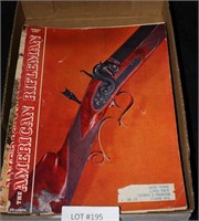 FLAT BOX OF 1957 AMERICAN RIFLEMAN MAGAZINES