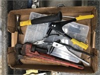 Ridgid pipe Wrench, Hammer, Pop Rivet Guns, Etc