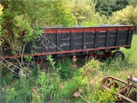 LARGE WOODEN WAGON