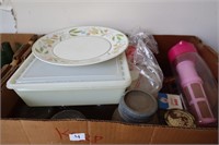 Box lot canning jars, lids, container