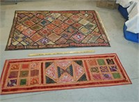 Tapestry wall hanging and table runner