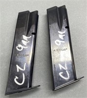 2 - CZ 75 Magazines