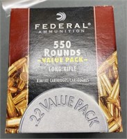 550 rnds. Federal .22LR HP