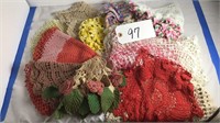 Misc Handmade Dollies Crocheted 12 pcs