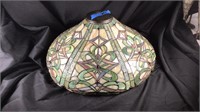 Vintage Tiffany Style Stained glass shade only