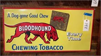 Blood Hand Chewing Tabacco Metal Sign 36x18