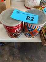 Coffee Tins- Lot of Two (2)