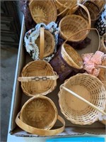 Mini Wicker Baskets- Flat