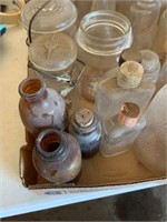 Milk Jars and Mason Jars