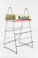 OIL CAN RACK - HAND PAINT MOBILOIL & MARVELUBE