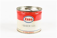 ESSO BEACON 325 ONE POUND U.S. GREASE CAN - FULL