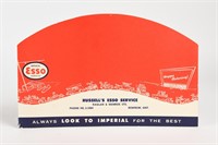 IMPERIAL ESSO SERVICE D/S CARDBOARD ADVERTISING