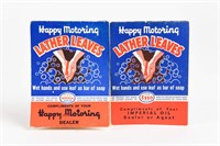 (2) IMPERIAL DEALER HAPPY MOTORING LATHER LEAVES