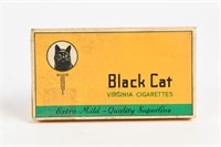 BLACK CAT CIGARETTES CARDBOARD HANDY BOX OF 40