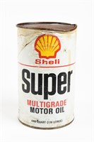 SHELL SUPER MULTIGRADE MOTOR OIL QUART CAN-FULL