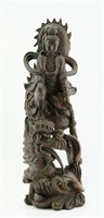 Wooden statue of a Chinese Goddess