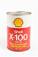 SHELL X-100 10W-30 MULTIGRADE MOTOR OIL LITRE CAN