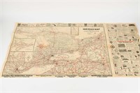 RARE CANADIAN TIRE 1932 ROAD MAP