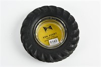 GOODYEAR TIRE TIRE ADVERTISING GLASS ASHTRAY