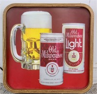 1982 OldMilwaukee Light Up Tavern Beer Sign