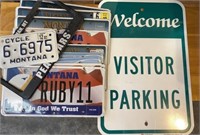 License Plates & Parking Sign Bundle