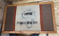 Kenya Coffee Bag Wall Art