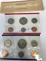 1986 US UNCICULATED COIN SET