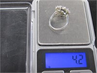 Mystic Topaz & Diamond Ring