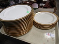 MINTON GOLD-EDGE CHINA  14  10", AND 6  8.5"