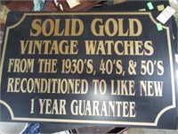 2 WATCH SIGNS  12X18