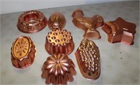 COPPER MOLDS AND BASKETS