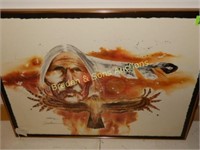 GROUP OF 2 FRAMED NATIVE AMERICAN PRINTS.