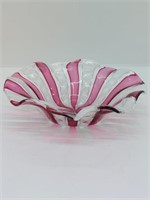 Mid-century Hand Blown Art Glass Bowl