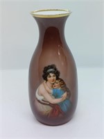 Z.S. & Co. Hand-painted Victorian Vase