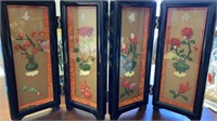 Vintage Chinese Four Seasons Table Screen