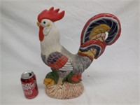 Ceramic Rooster Figure 16"H
