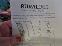 RURAL 365 -- 98' POULTRY FENCING KIT