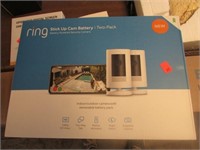 2-- RING STICK UP CAM BATTERY SECURITY CAMERAS