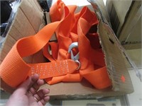 TOW STRAP W/ HOOKS -- CUT IN TWO 2' FROM ONE HOOK