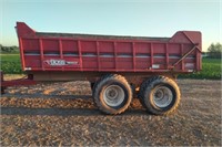 dirt boss T1500 dump trailer 600/50-22.5 bkt