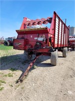 Dion forage wagon on horst 14 ton running gear